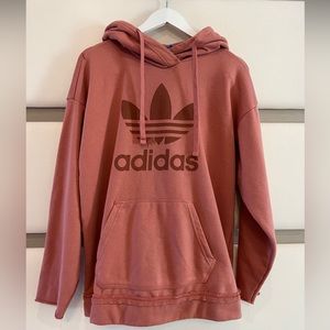 Adidas Women’s Blush Pink Trefoil Logo Hoodie